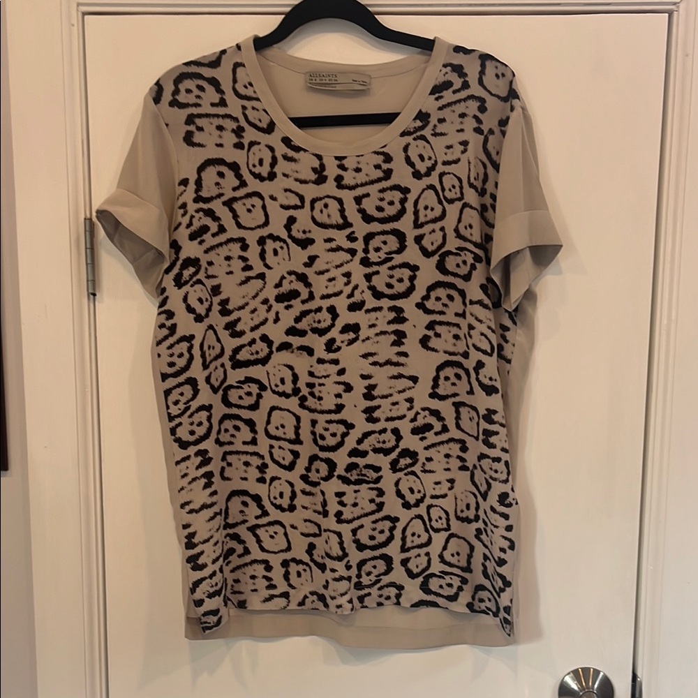 Allsaints 100% Silk Top